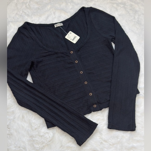 Intimately By Free People Tops - NWT Intimately Free People Cabin Ready ¾ sleeve cardigan